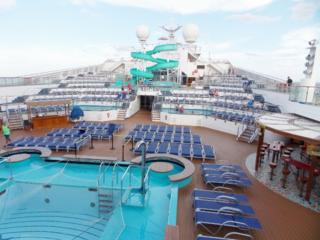 Pools abound aboard