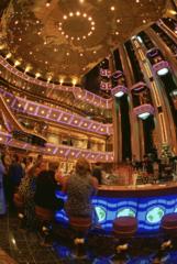 Casino nightlife aboard the Carnival Triumph