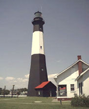 The historic Tybee Island Lighthouse
