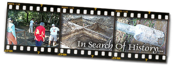 Volunteer archeology dig in Biloxi