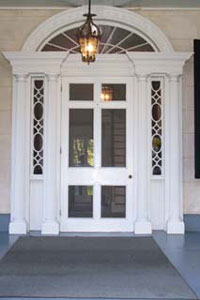 The famous door that was copied for the 1939 classic Gone With the Wind
