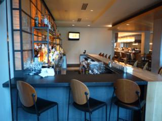 Early morning view of Central 214 bar and restaurant
