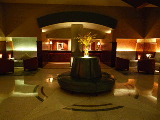 Lobby area of the Magnolia Hotel, Houston, Texas