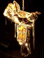 Dancing under the golden saddle at Billy Bob's Texas in Fort Worth