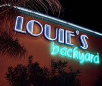 Front of Louie's Backyard