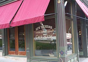 New Sheridan Chop House, featuring diverse menu selections in historic downtown Telluride