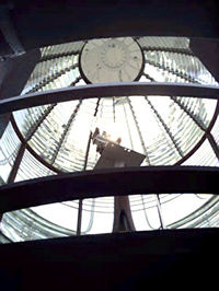 Tybee Lighthouse interior lens