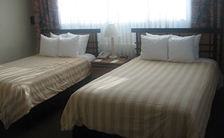Spacious beds in our suite