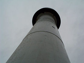 Looking up at the Biloxi lighthouse