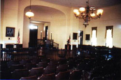 The old courtroom
