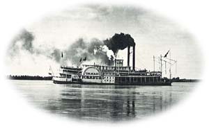 The Vicksburg, delivering the mail.