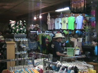 Before departing Schlitterbahn, shop for shirts and merchandise